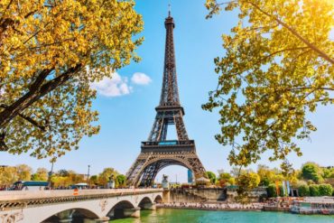 Eiffel Tower in Spring